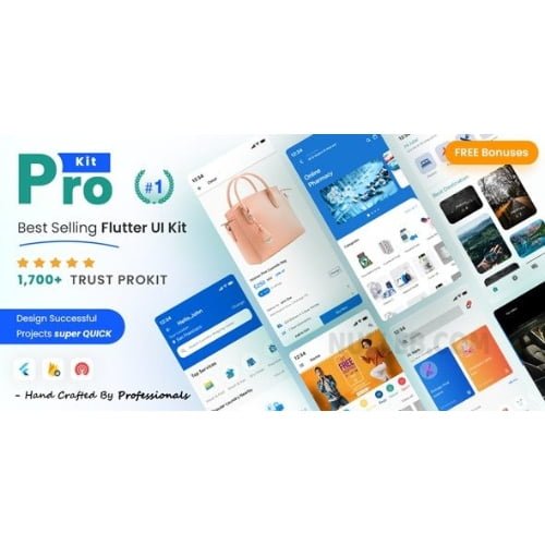 ProKit Best Selling Flutter UI Kit
