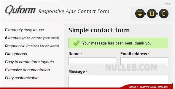 Quform Responsive Ajax Contact Form