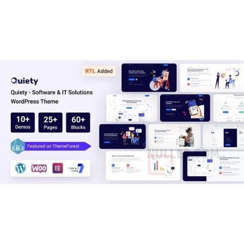 Quiety – Software IT Solutions WordPress Theme