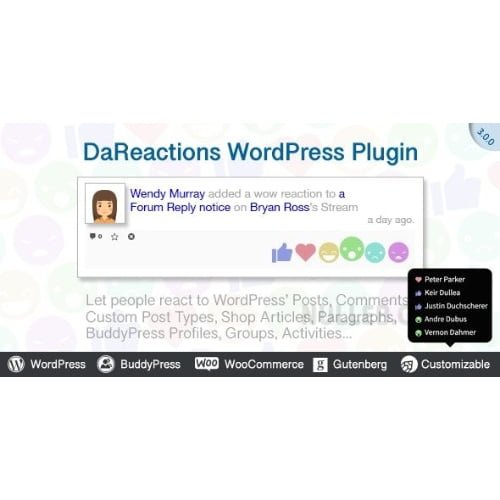 Reactions WordPress Plugin