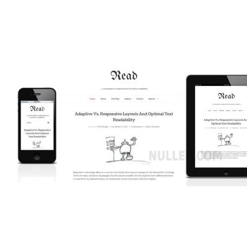 Read WP Minimalist WordPress Blog Theme