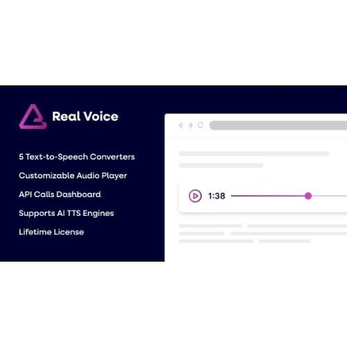 Real Voice AI Text to Speech Plugin for WordPress