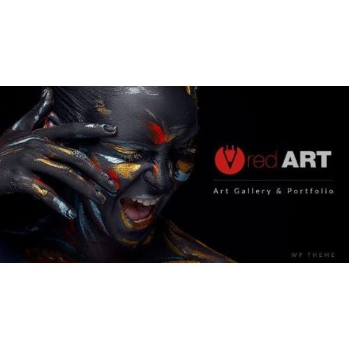 Red Art Artist Portfolio