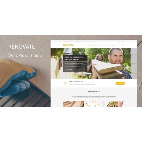 Renovate Construction WordPress Theme Nulled