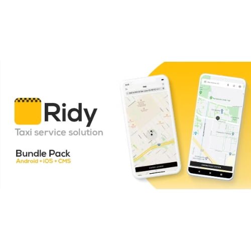 Ridy Nulled Taxi Application Android iOS Dashboard Free Download