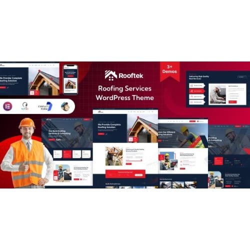 Rooftek Roofing Services WordPress Theme
