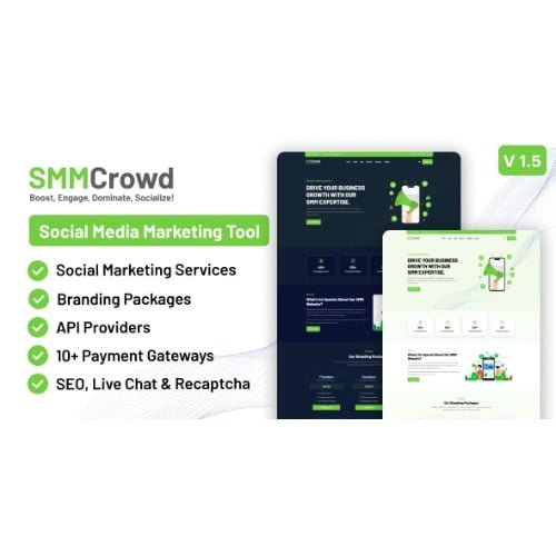 SMMCrowd Marketplace of SMM Services Nulled
