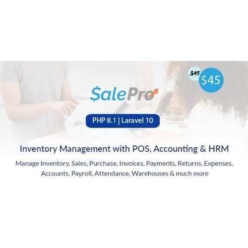 SalePro POS Inventory Management System HRM Accounting