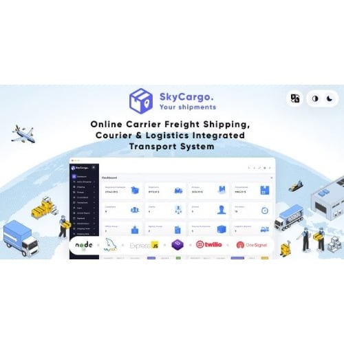 SkyCargo An Integrated Transportation System for Freight Shipping Courier Services and Logistics