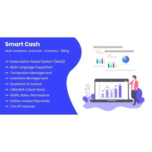 Smart Cash Multi Company Accounts Billing Inventory SaaS Nulled 1