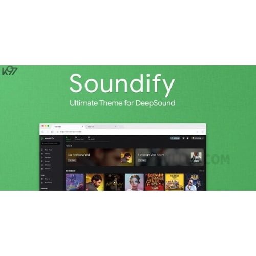 Soundify The Ultimate DeepSound Theme