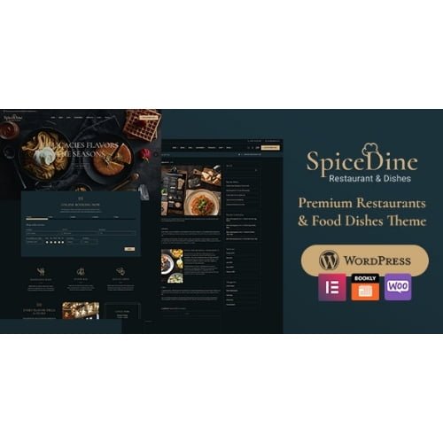SpiceDine WordPress Theme For Hotels Restaurants