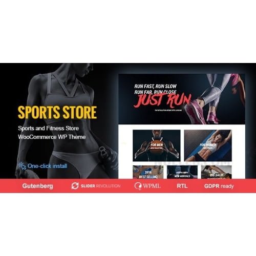 Sports Store WooCommerce WordPress Theme