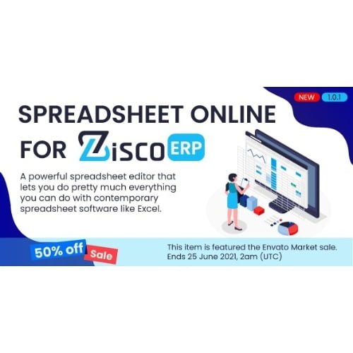 Spreadsheet online for ZiscorERP Free Download 4