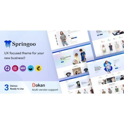 Springoo Fashion T shirt WooCommerce WordPress Theme