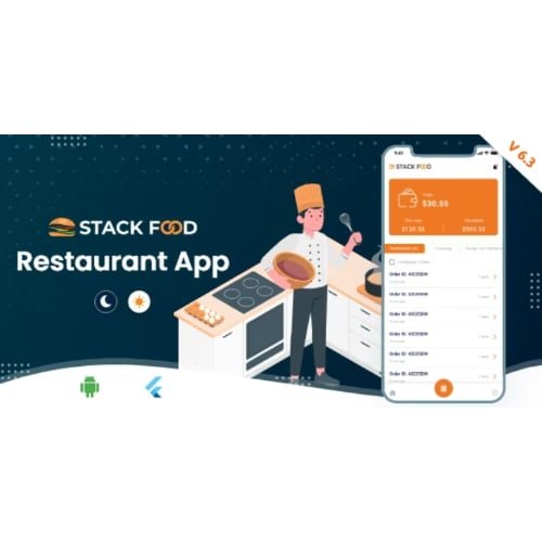 StackFood Multi Restaurant Nulled Food Ordering Restaurant App Free Download