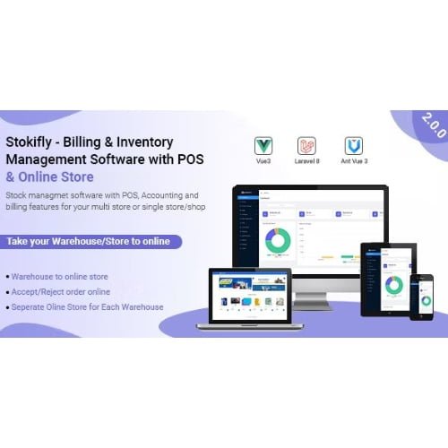 Stockifly Billing Inventory Management with POS and Online Shop