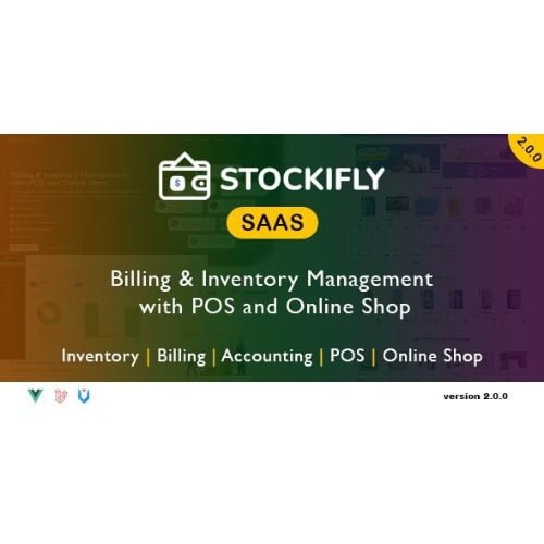 Stockifly SAAS Billing Inventory Management with POS and Online Shop
