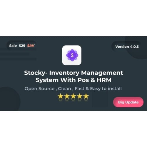 Stocky POS with Inventory Management and HRM Nulled