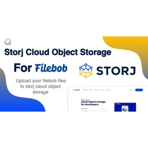 Storj Cloud Object Storage Add on For Filebob Free Download