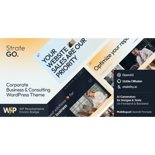 Stratego Corporate Business Consulting WordPress Theme