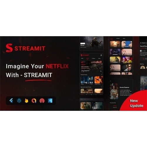 Streamit Nulled Flutter Full App For Video Streaming With Wordpress Backend Free Download 1