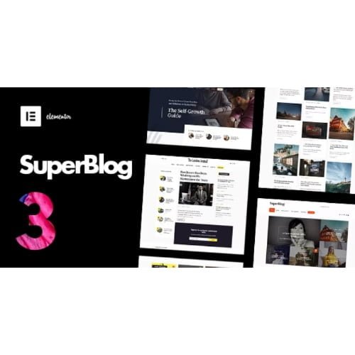 SuperBlog Powerful Blog Magazine Theme Free Download