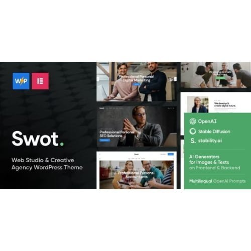 Swot Digital Agency Business Corporate WordPress Theme