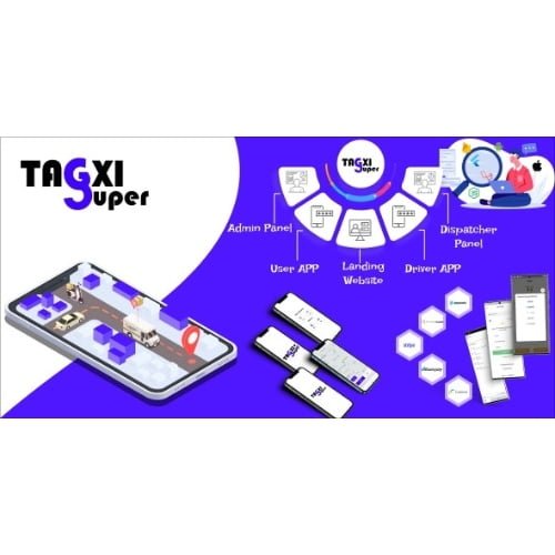 Tagxi Super Taxi Goods Delivery Complete Solution Nulled
