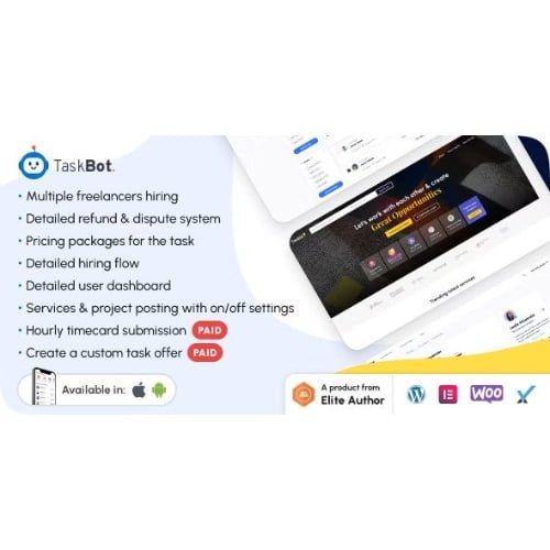 Taskbot A Freelancer Marketplace WordPress Plugin