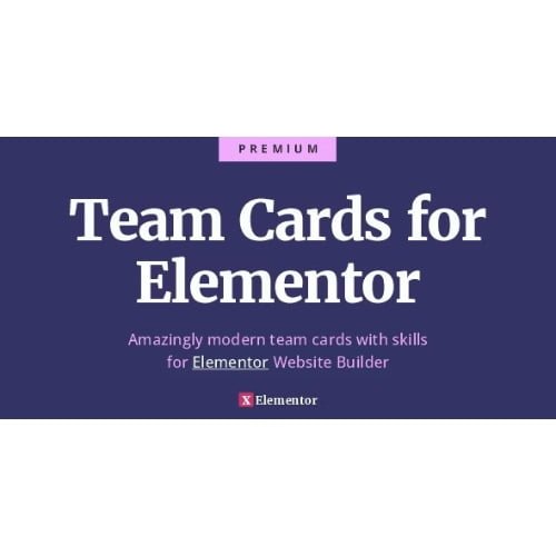 Team Cards for Elementor Ultimate Team and Skills Widget Cards