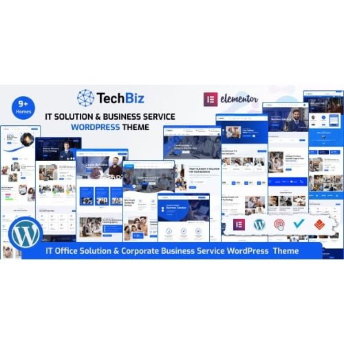 Techbiz Multipurpose IT Solution Business Consulting WordPress Theme