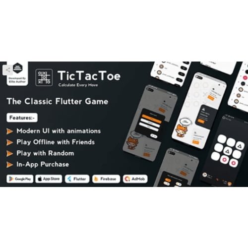 Tic Tac Toe The Classic Flutter Tic Tac Toe Game Free Download