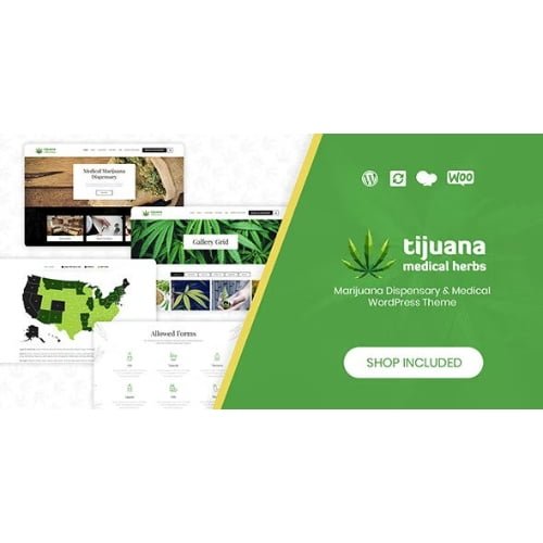 Tijuana Marijuana Dispensary Medical WordPress Theme