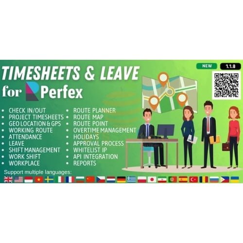 Timesheets and Leave Management for Perfex CRM Nulled 1