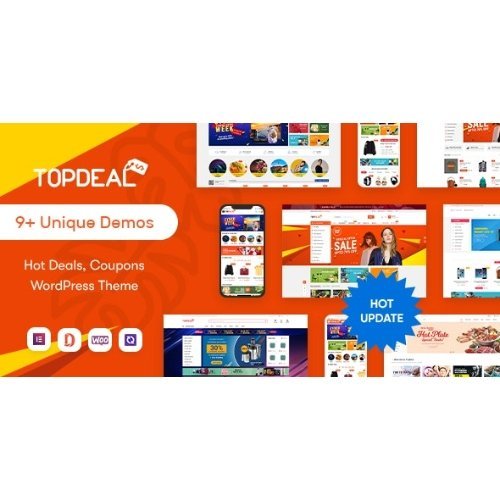 TopDeal Multi Vendor Marketplace Elementor WooCommerce WordPress Theme