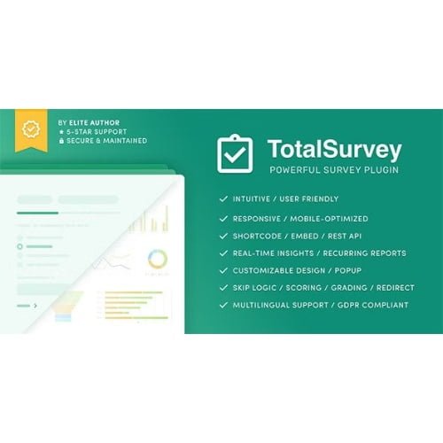 Total Survey Responsive WordPress Survey Plugin