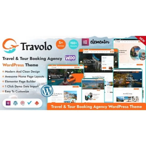 Travolo Travel Agency Tour Booking WordPress Theme