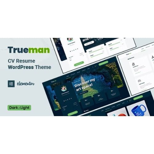 Trueman Resume WordPress Theme