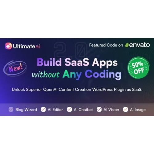 UltimateAI OpenAI Content Generation WordPress App as SaaS 1