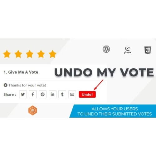 Undo My Vote Addon For BWL Pro Voting Manager