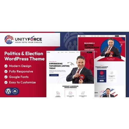 UnityForce Politics Election WordPress Theme