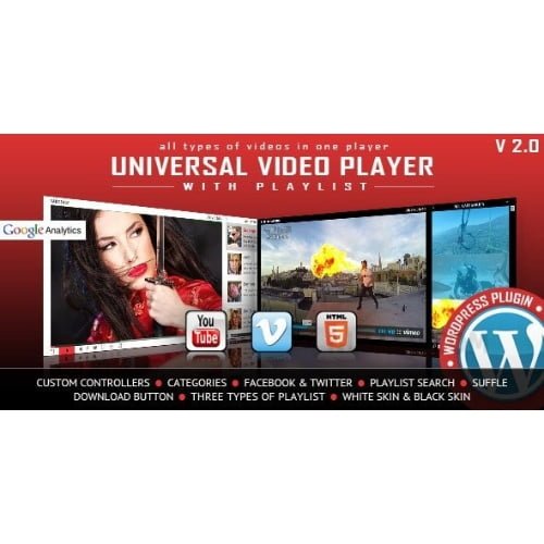 Universal Video Player WordPress Plugin