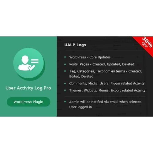 User Activity Log Pro 30 Off codecanyon 590x300 1