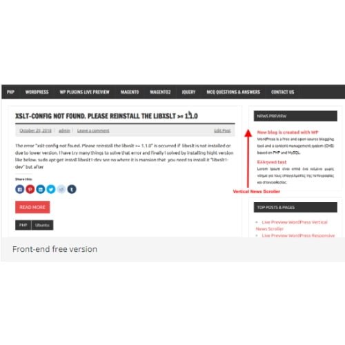 Vertical News Scroller Pro Free Download