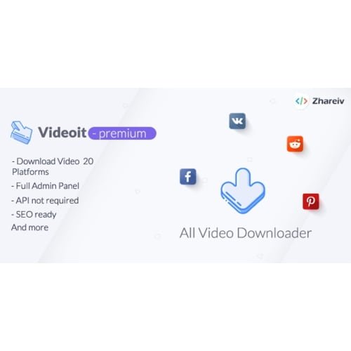 Videoit All Video Downloader System Nulled 4
