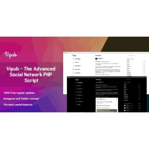 Vipub The Advanced Social Network PHP Script 1