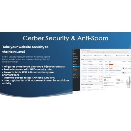 WP Cerber Security Pro Nulled WordPress Antispam Malware Scan Free Download