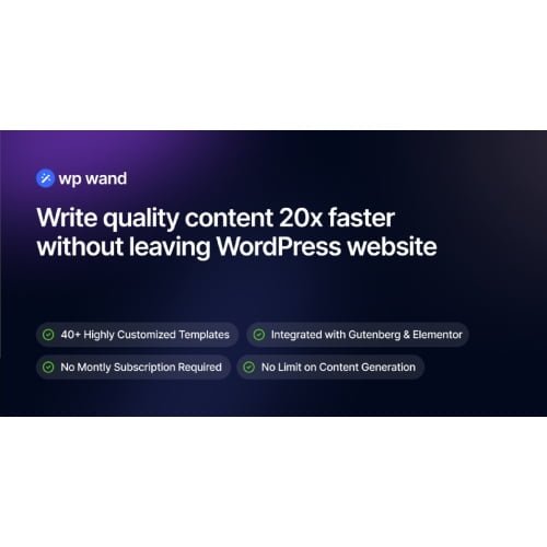 WP Wand Free AI Content Generation Plugin for WordPress 1152x605 1