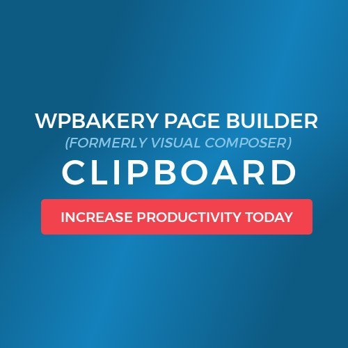 WPBakery Page Builder Visual Composer Clipboard